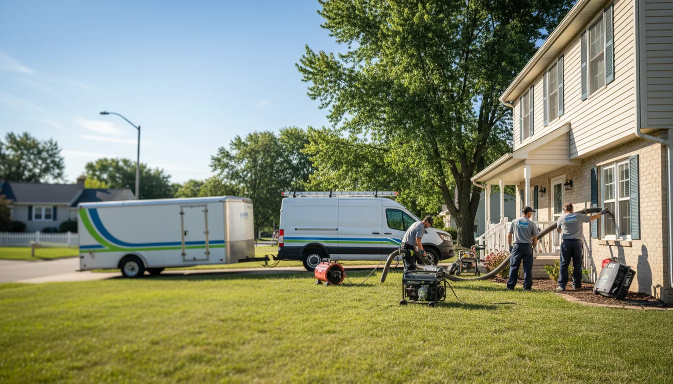 Flooded Basement Restoration And Cleanup With Repair in Freeburg, MO near me